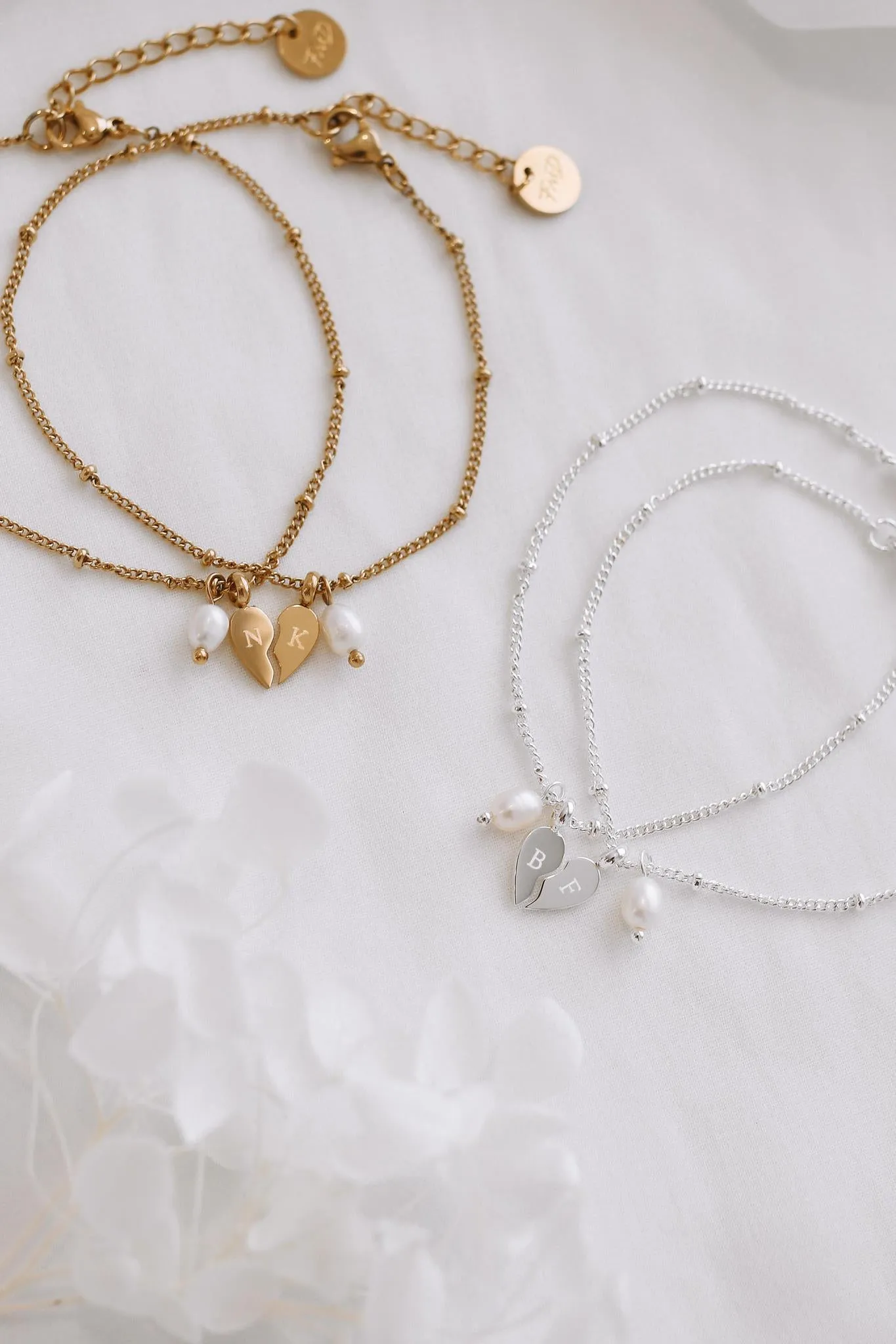 Xiomara - Stainless Steel Engraved Best Friend Bracelets
