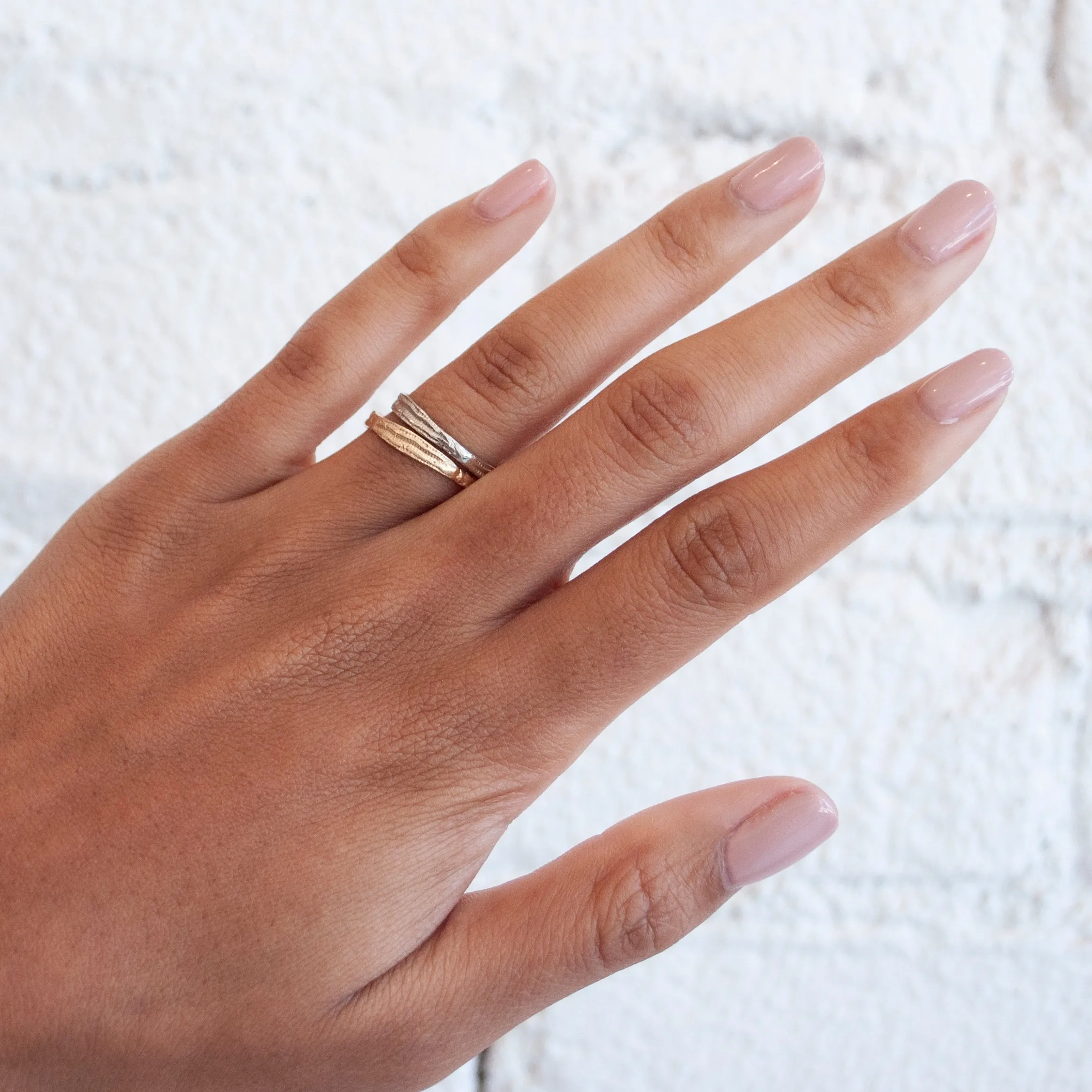 Yellow Gold Sea Urchin Band