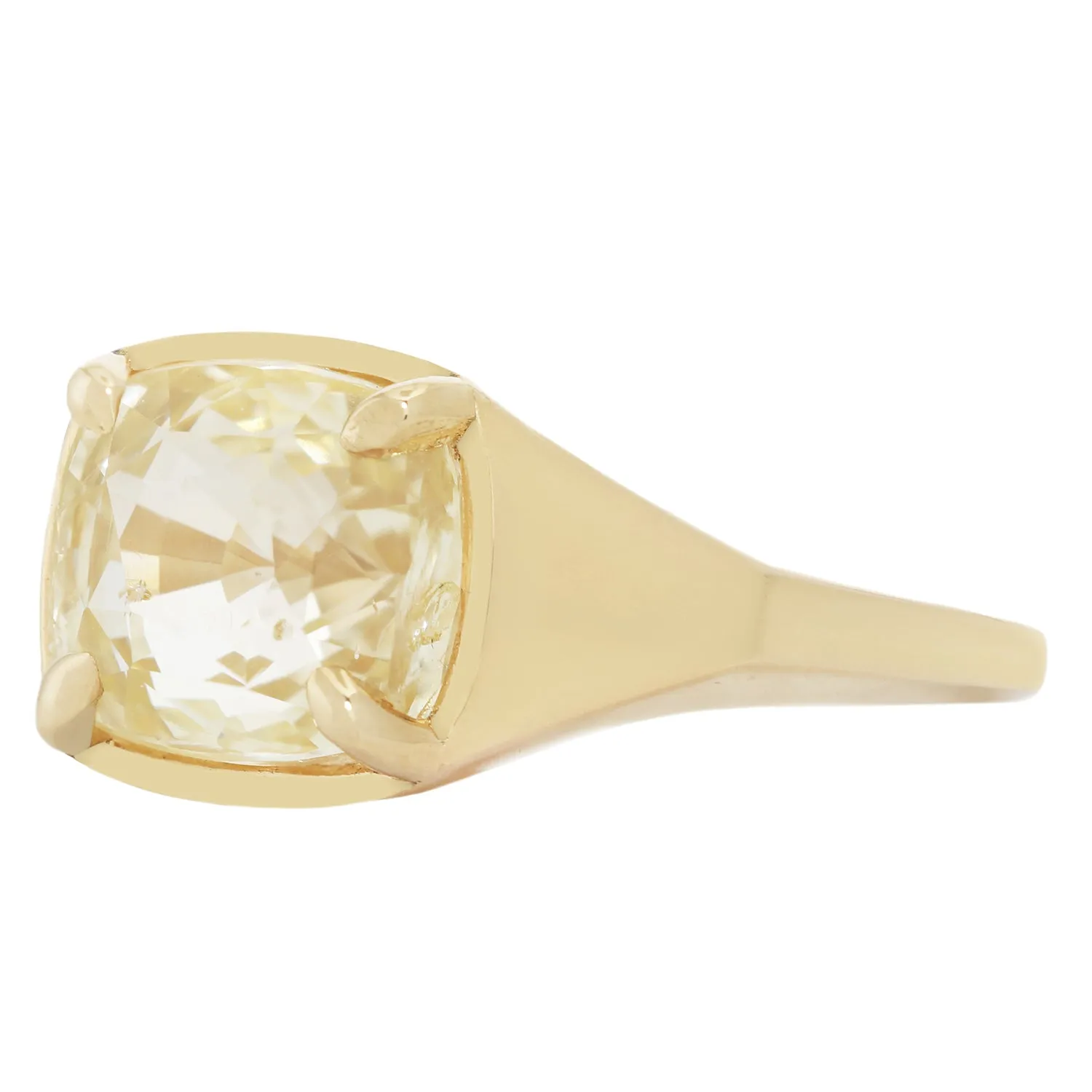 Yellow Sapphire Empire Ring